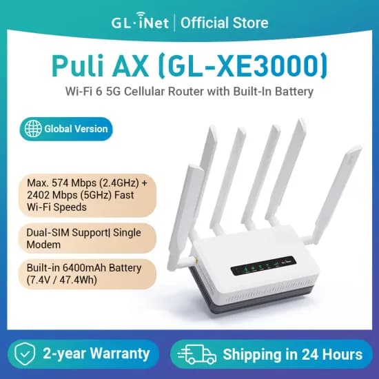 GL.iNet GL-BE9300 Wi-Fi 7 라우터 $112.87
