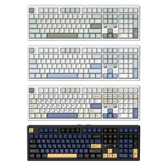 AULA LINGBAO K98 한국어 무선 기계식 키보드 $29.61