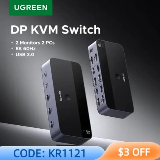 유그린 DP KVM 스위치