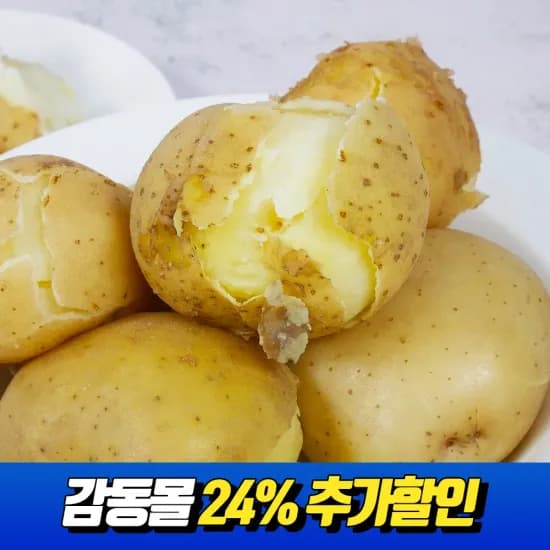 25년 수확 햇 감자 2kg 중사이즈 외