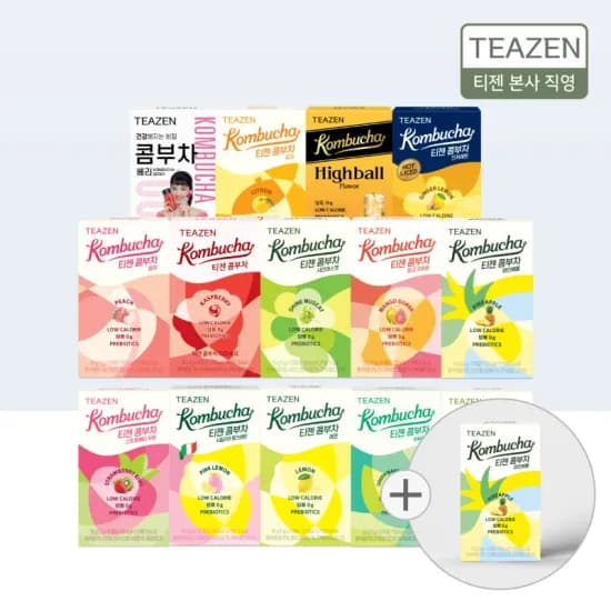 티젠 콤부차 140스틱 14가지 맛 모음 외 다양 +10스틱