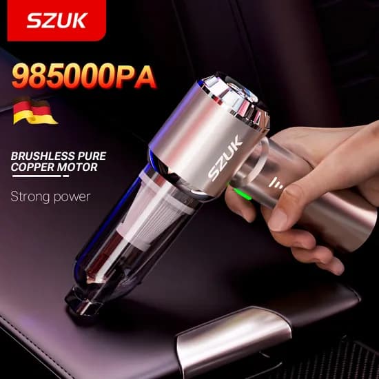 SZUK 휴대용 자동차 진공 청소기 165000Pa 뼈다귀감자탕 1.5kg