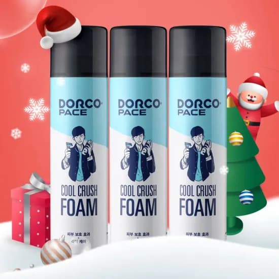 도루코 쉐이빙폼 250ml x 3개입