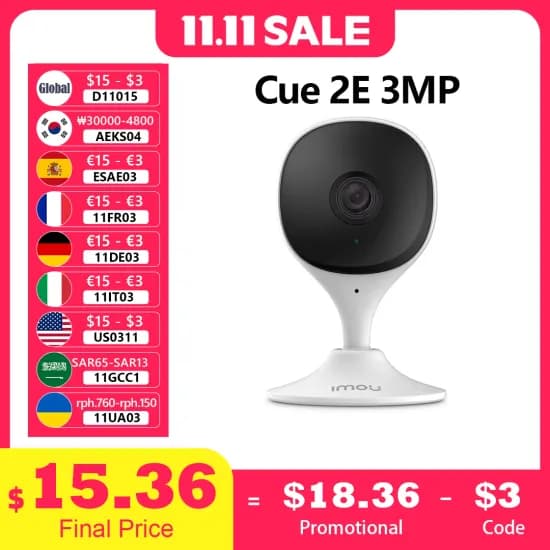 IMOU L11 Pro Max 로봇 자동 청소기 Wifi 카메라 양방향 대화 감시 보안