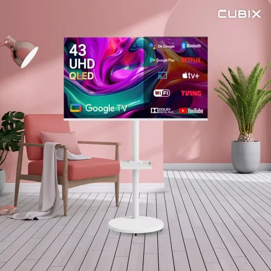 무빙큐빅스 화이트에디션 32인치 186,053원 / 50인치 스마트TV 312,181원