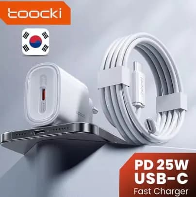 투키 KR 플러그 25W USB C 충전기, 투키 105W 차량용 충전기
