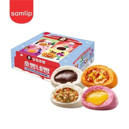 삼립호빵 개별포장 24입 혼합 단팥 야채 피자 고구마