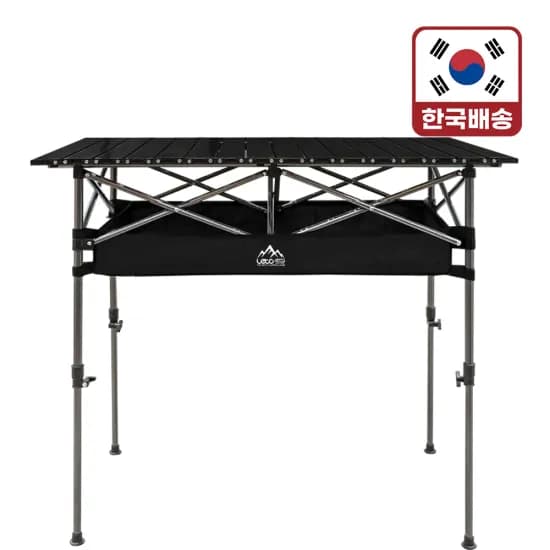 접이식 높이조절 경량 캠핑 롤 테이블