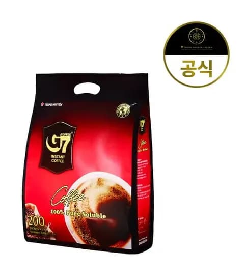 G7 베트남 커피 퓨어블랙 2g 200개입