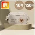 엠보싱 캡형 물티슈 120매 10팩