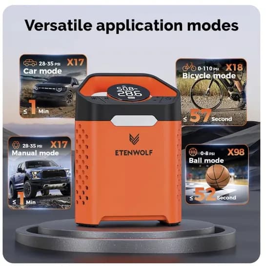 ETENWOLF 휴대용 에어펌프 V3 S3