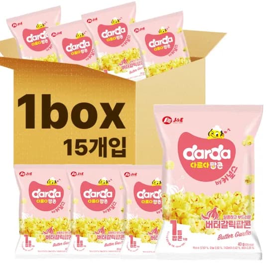 다르다 커널스 시네마 믹스 팝콘 30g 15개입
