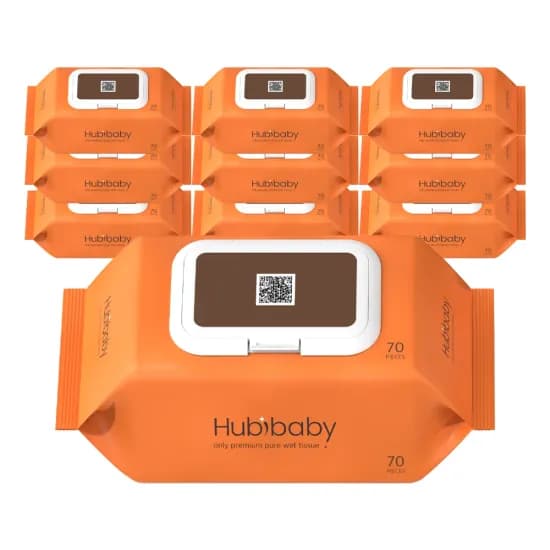 PAN 엠보싱 캡형 아기물티슈 100매 10팩