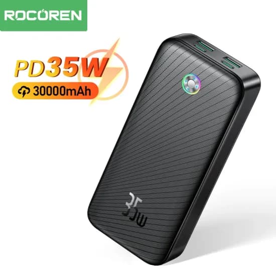 Rocoren 30000mAh PD 35W 보조배터리