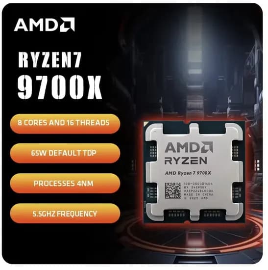 AMD CPU 5500 $71 7500F $108 7600X $136 9800x3D $39