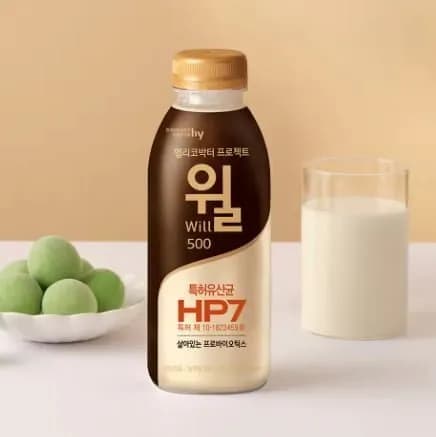 헬리코박터 윌 오리지날 500ml 4개 (10,763원) 180ml 10개 (10,517원) 멸균 야쿠르트 24개 (9,859원)