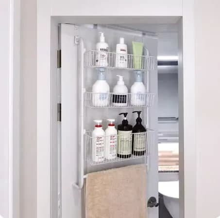 와이어 3단 다용도 문걸이 선반 촘촘 2단 문걸이