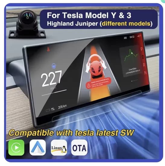 테슬라 헤드업 디스플레이 9.6인치 134 HUD 199 바닥매트 14 요크핸들 141