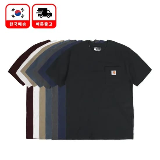 Carhartt 반팔티 오버핏 루즈핏 남여공용 K87