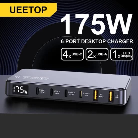 Ueetop175W GaN USB C충전기($20.07)UGREEN140W휴대용25000mAh($41.47),FIFINE USB마이크($27.53)