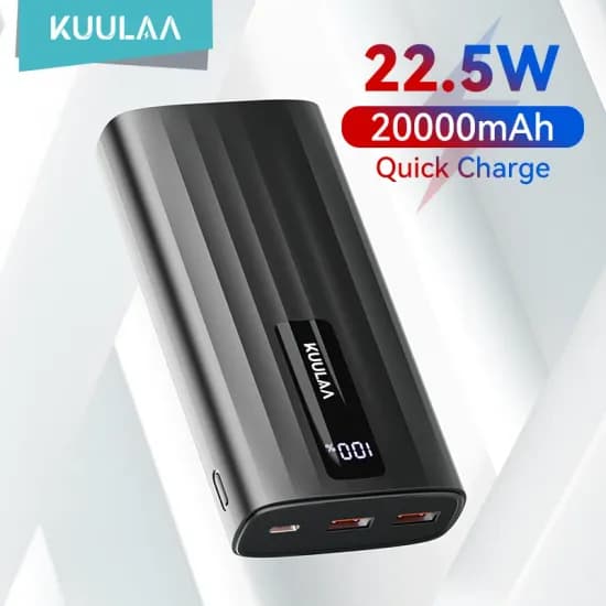 KUULAA 10000mAh 보조배터리 22.5W($8.61/무료)