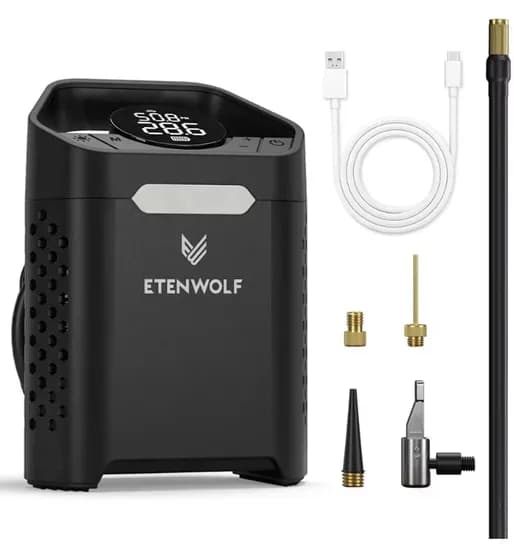 쿠폰특가) 에어펌프 ETENWOLF V3($25.1) S3($28.4) 캠핑 펌프 2600mAh($10.7)