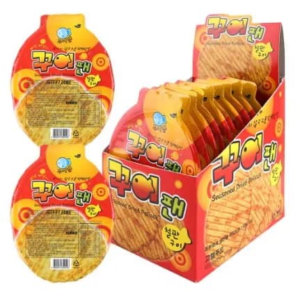 꾸이꾸이 쥐포 튀김(3,265원)/반건조오징어 피데기 왕왕특 5미(19,303원)/무료