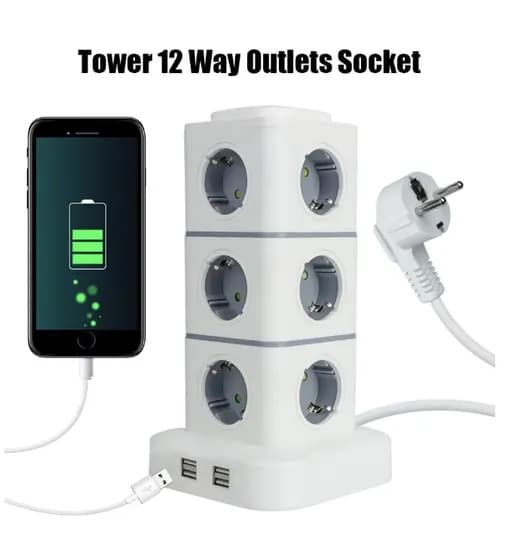 타워형 2구 멀티탭 ($12.92/무료)1