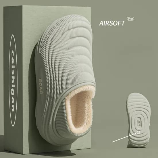 바오토우 방수 면 슬리퍼, 홈 면 신발, 겨울 따뜻하고 미끄럼 방지 커플 면 슬리퍼 (12,950원/무료)