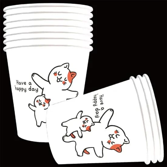 페이퍼맥스 고양이 종이컵 2000개 (18,704원/무료)