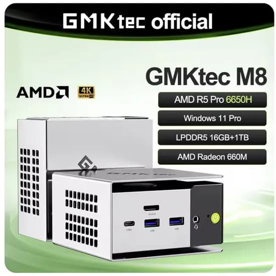 미니PC 특가) GMKtec M8($290) MLLSE N4000($67.9) 5700U G1($195) GenMachine 5300U($190)