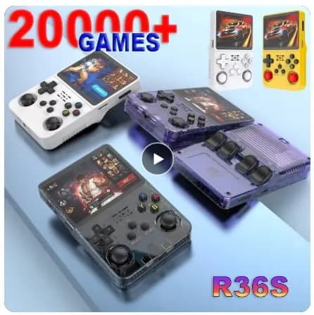 알리특가) R36S 레트로 휴대용 비디오 게임기($17.6/무료)