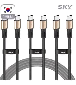 1+1+1 C TO C 고속 케이블 3개 5,972원