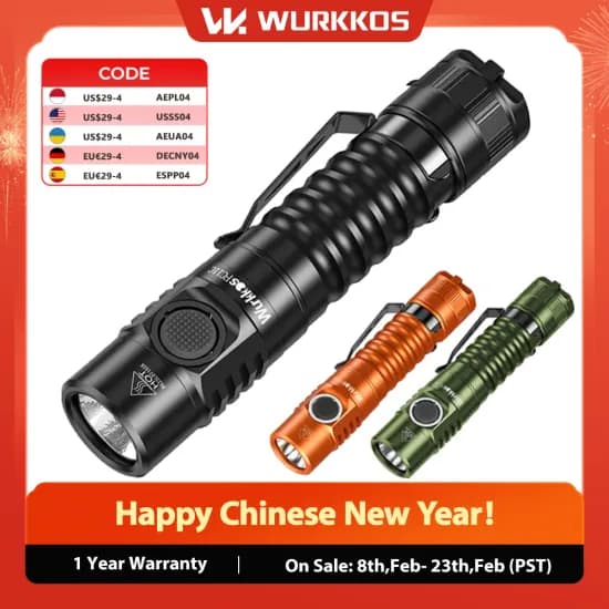 Wurkkos FC11C LED 손전등 (15.33/무료)