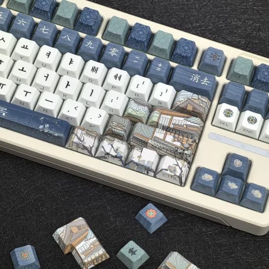 레트로 한국어 키캡 ($24.3/무료)1