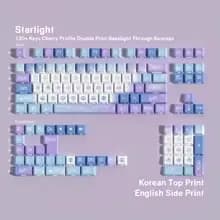 코인딜) JCM 한국어 키캡 독거미 호환($13), PBT소재 더블 샷 키캡($6)