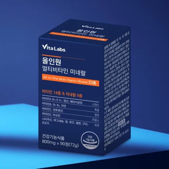 코인딜)비타랩스 올인원 멀티비타민 미네랄 23종 종합 영양제 (7,070원/무료)
