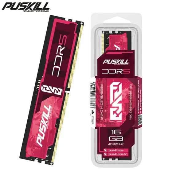 PUSKILL 퓨즈 DDR5 데스크탑 메모리 RAM, 32GB 800mhz (437,000원/무료)4