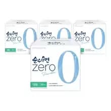 역대가) 순수한면 생리대 대형 14개입 4팩(6,645원), 디어스킨 슈퍼롱 오버나이트 8개입 4팩(7,363원), 순수한면 라이너 40개입 4팩(9,587원), 디어스킨 중형 16개입 4팩(6,765원)