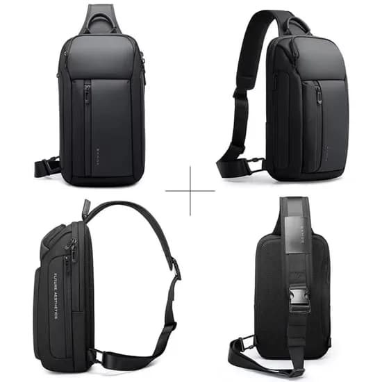 BANGE 남자 확장 가능한 대용량 17.3배낭 21 BANGE 디자인 방수소재 멀티포켓 남성용 슬림백 15