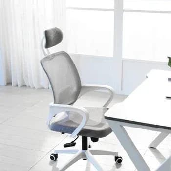 린백 헤드형 사무실 의자 허리 편한 컴퓨터 의자 프리무빙백