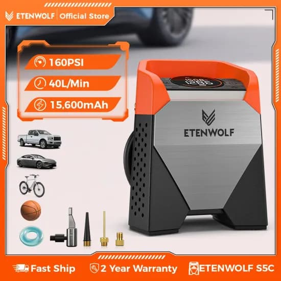 ETENWOLF 휴대용 에어펌프 V3 22 S3 27 S5C 48