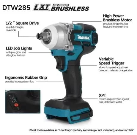 초특가! Makita DTW285 18V 브러시리스 전기 드라이버 (21,525원/무료)