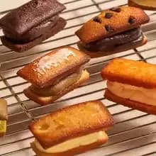 널담 고단백 아메리칸쿠키 24개(2만), 널담 휘낭시에 16개(13,584원), 뚱카롱 8구(8,225원)