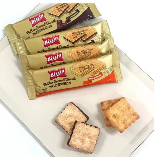 버터 코코넛 비스켓 초콜릿 24g 12개 +오렌지 24g 12개(9,271원/무료)