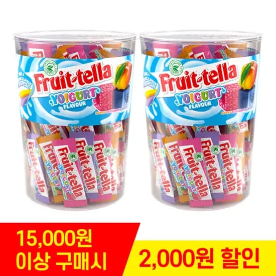 후르츠텔라 요구르트향 590g 2통 (13,010원/무료)