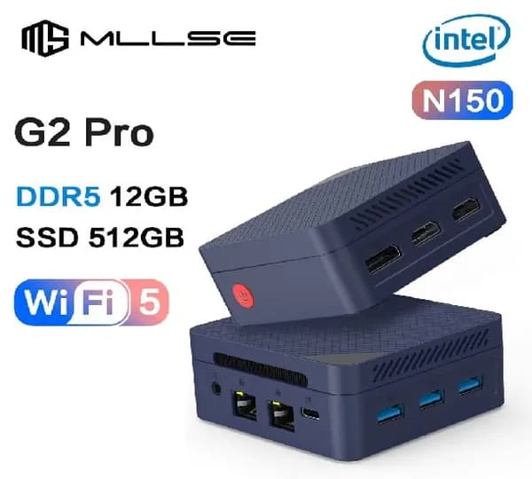 미니PC특가) MLLSE G2프로 12G 512G($154), FIREBAT 6600H 16G512G($210), 7735HS 16G512G($293) 등