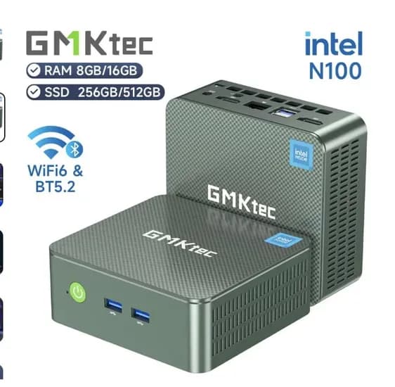 GMKtec G3 Mini PC N100 ($144.74/무료) GMKtec M6 ($163.47/무료)