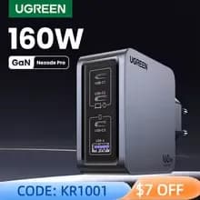 UGREEN 100W GaN 충전기 KR플러그($20), 160W($31), 200W($36) /무료