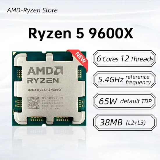 라이젠 9600x (124.07달라)